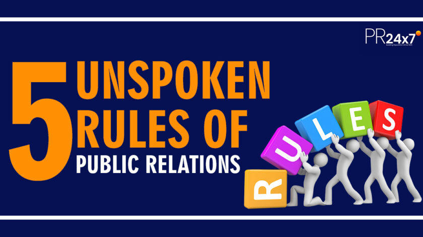 05 Unspoken rules of Public Relations