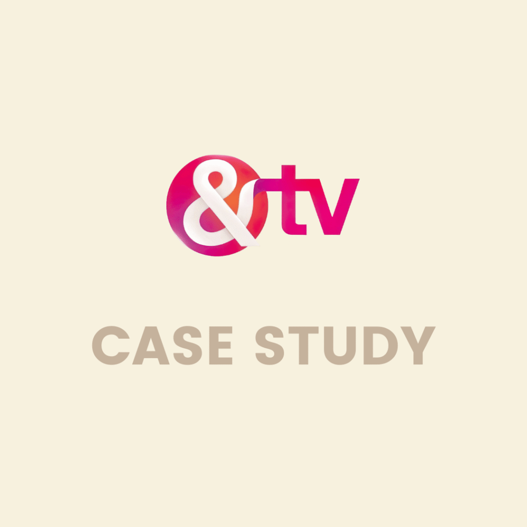 &TV logo featured in the PR 24x7 case study.