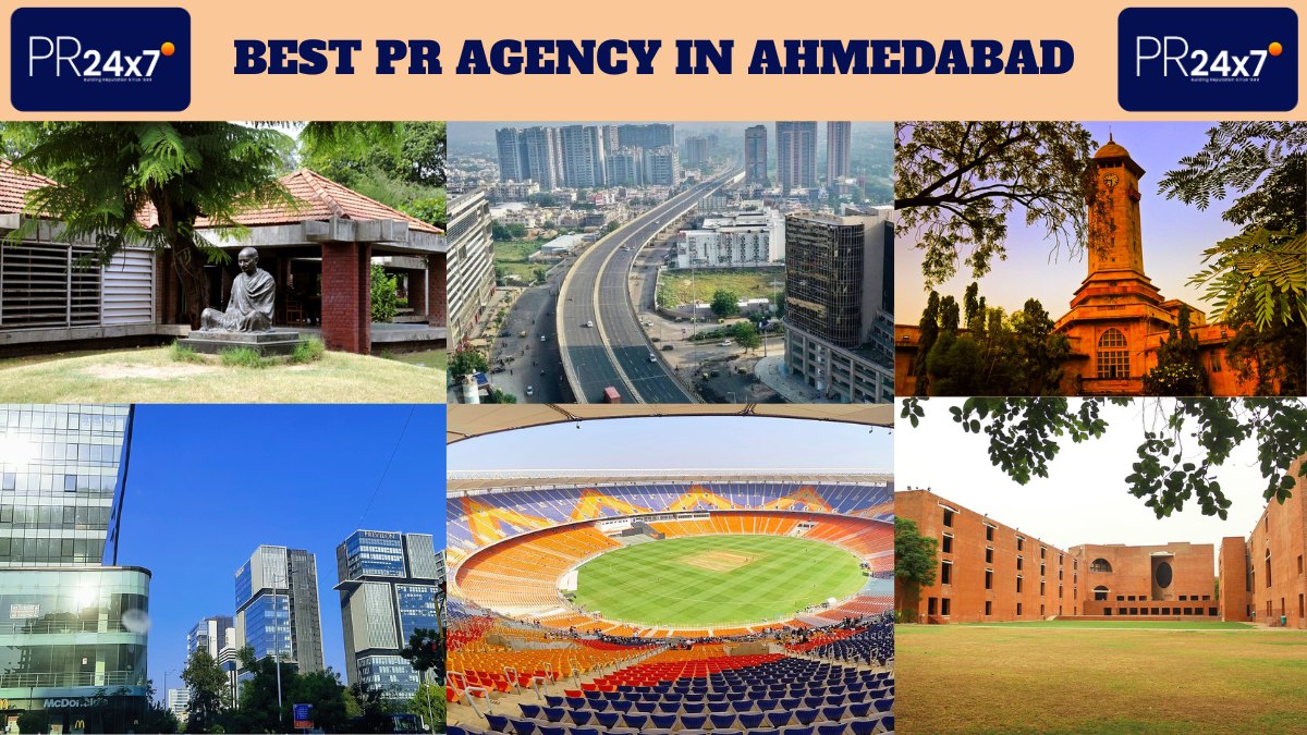 Best PR Agency in Ahmedabad – pr24x7.com provides expert public relations services including corporate PR, political PR, digital PR, media relations, press coverage, brand promotion, influencer tie-ups, online reputation management, and event PR solutions trusted by startups, corporates, NGOs, and leaders in Ahmedabad, Gujarat.
