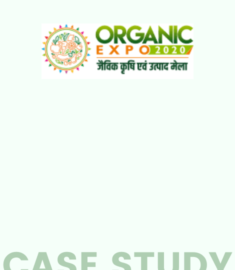 Organic Expo 2020 logo featured in the PR 24x7 case study on organic farming promotion.