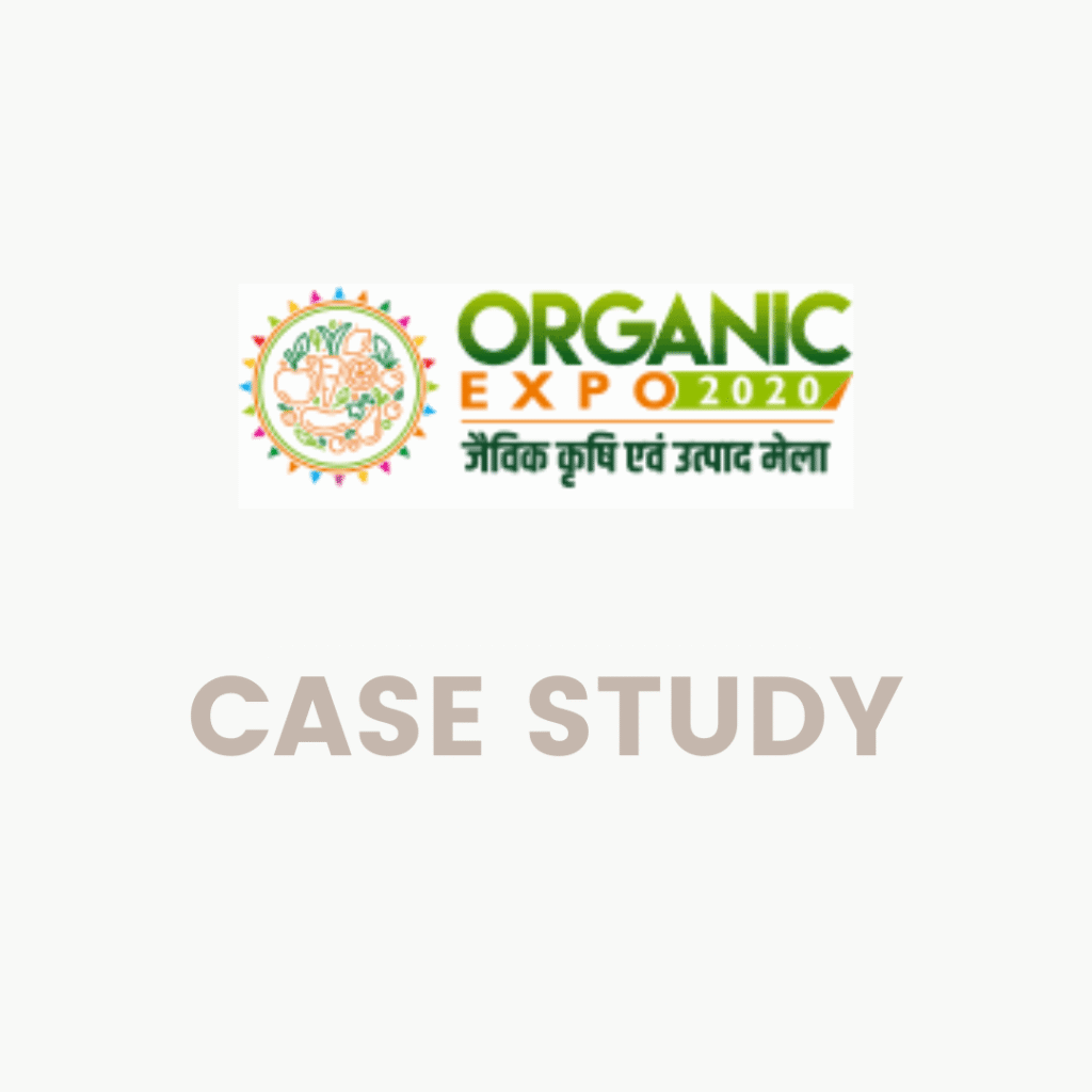 "Organic Expo 2020 logo used in the PR 24x7 case study on promoting organic farming and natural produce."
