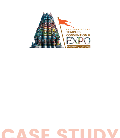 "International Temples Convention & Expo 2023 logo used in the PR 24x7 case study."